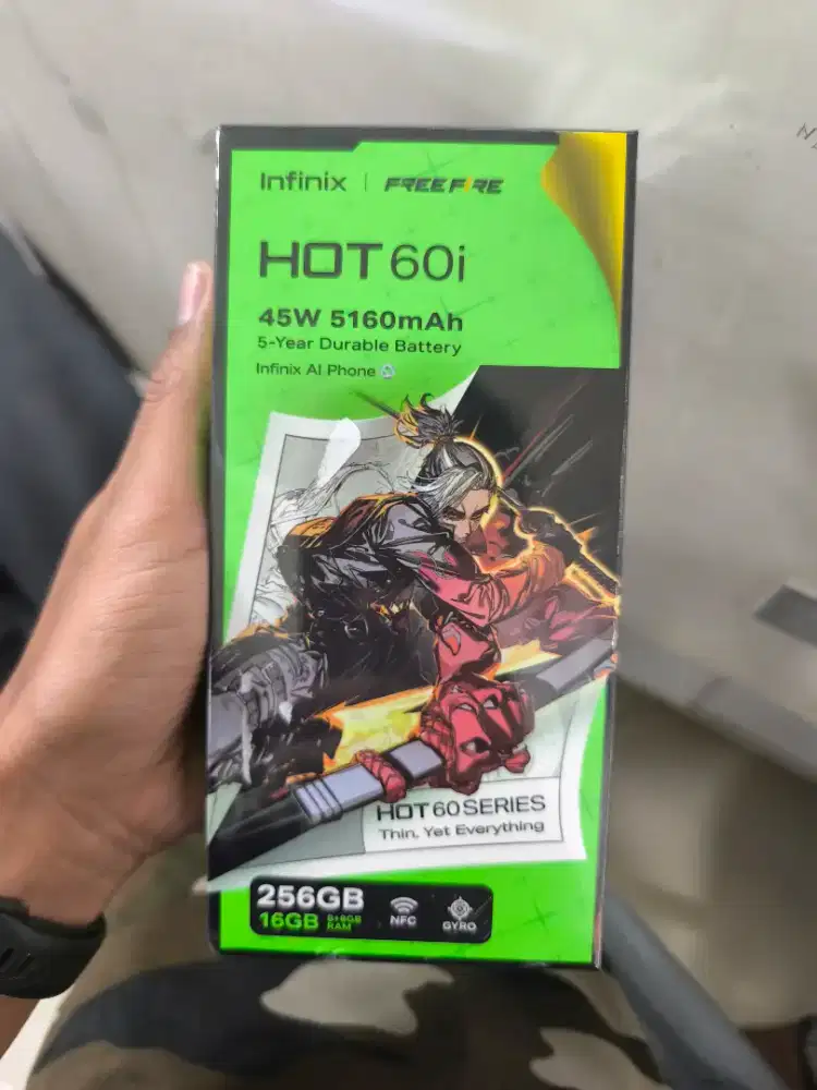 Hot 60i 8/256 new bnib garansi resmi Infinix