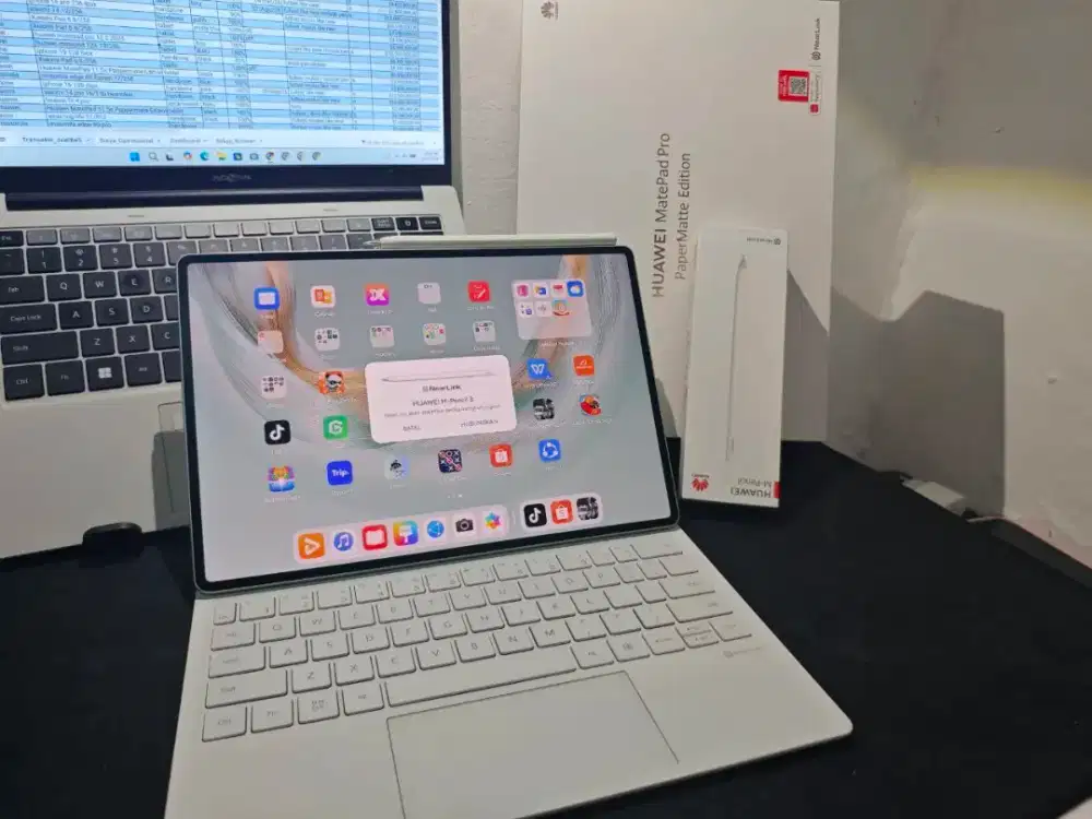 Huawei MatePad 12X 12/256 Biru — mulus, ada scratch tipis di layar