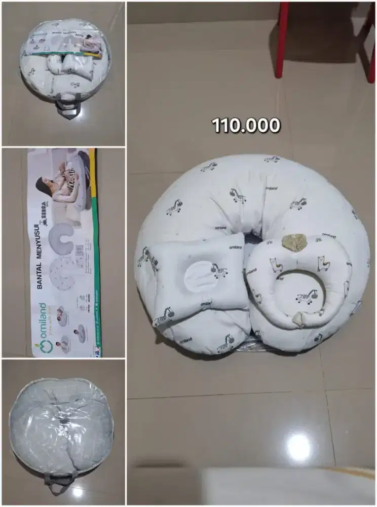(PRELOVED LIKE NEW) Bantal menyusui/sofa bayi Omiland.