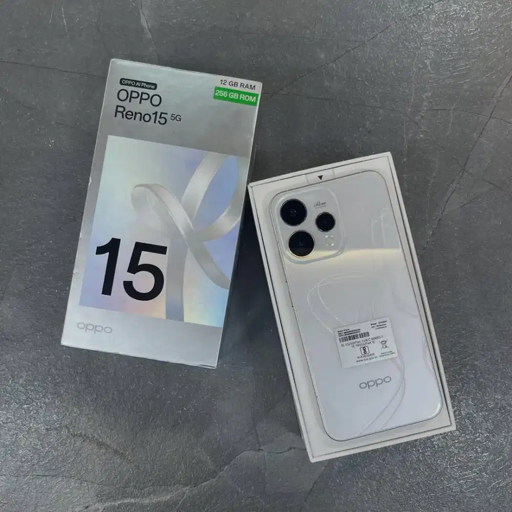 Promo Cicilan Gratis 1x atau 2x Cicilan Oppo Reno 15 5G ram12 256gb