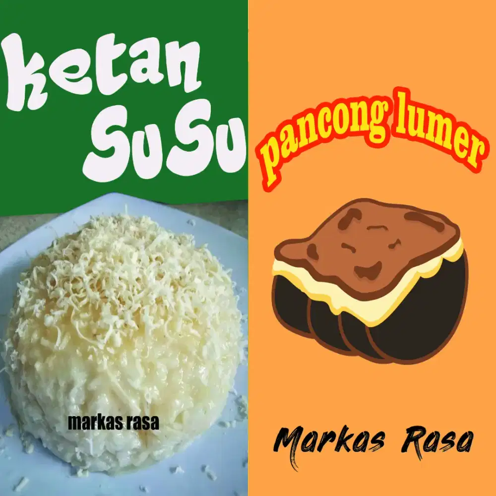 Stand booth ketan susu,pancong lumer