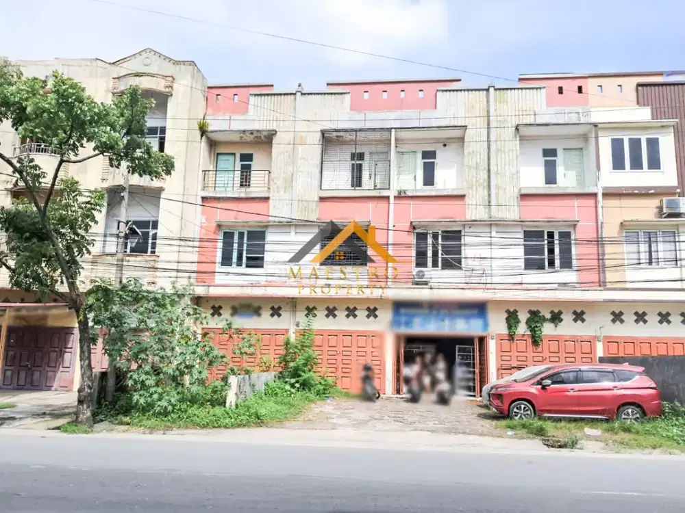 DIJUAL RUGI! Ruko 3,5 Tingkat Siap Huni di Jalan Kapten Muslim - Medan