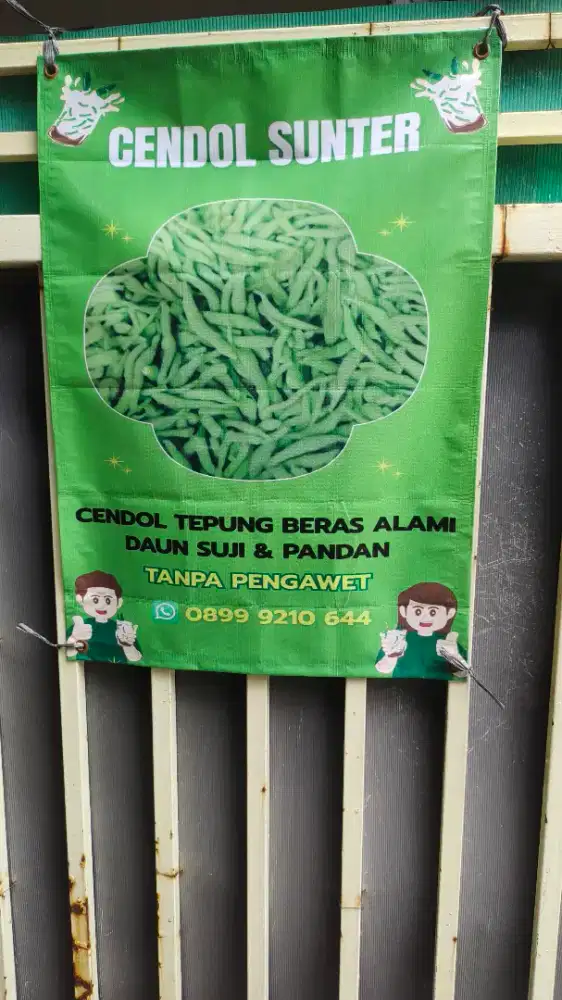 Cendol Tepung Beras ukuran 1gelas pas untuk 1org.