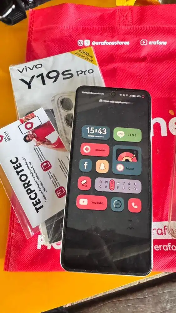 Vivo y19s pro fullset garansi panjang