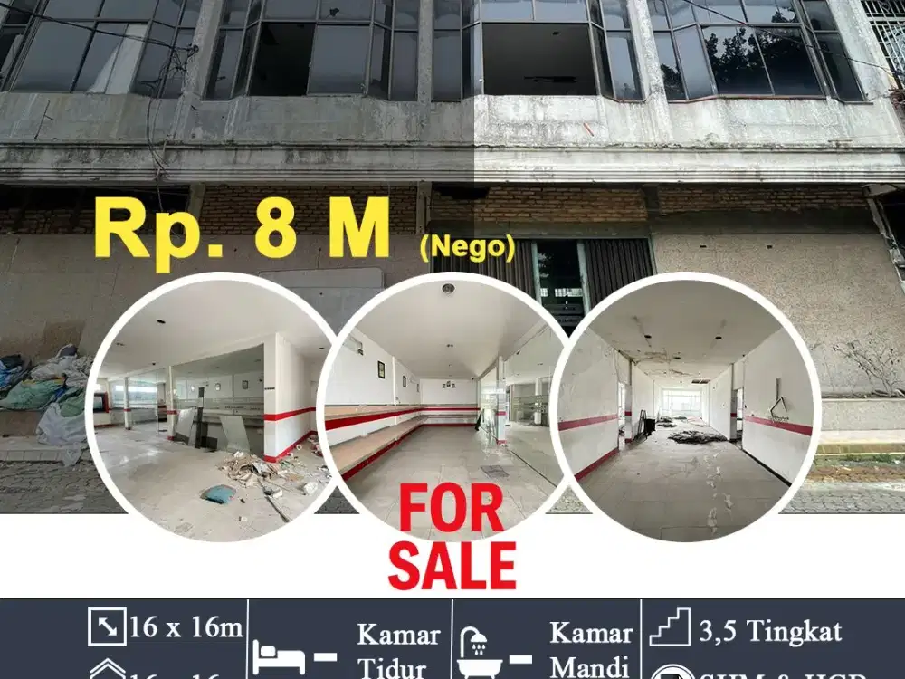 Dijual Ruko Gandeng 4 Jalan Perbaungan (Jalan Bakaran Batu) Medan