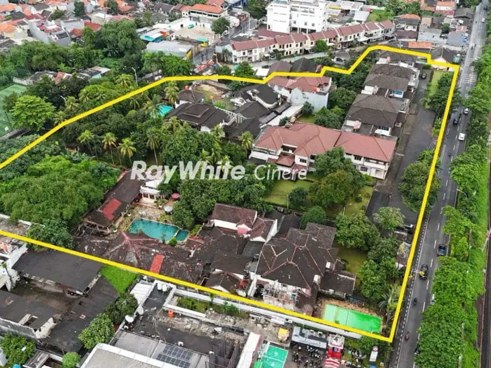 Lenteng agung raya tanah luas 1,8 hektar di jalan utama dekat stasiun