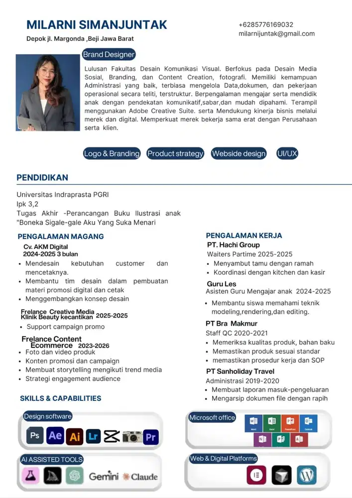 Halo saya mencari pekerjaan