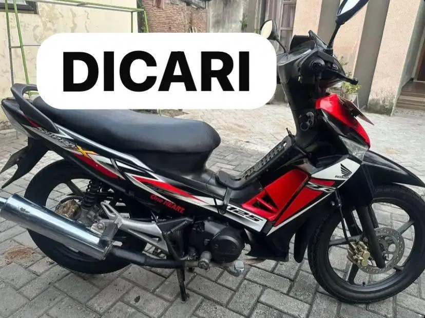 Di Cari Supra X 125 Double Disk DD Tahun 2014 Ke Bawah Supra X 2012