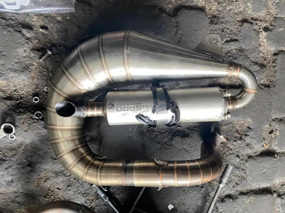 Knalpot vespa smallframe Vaspro