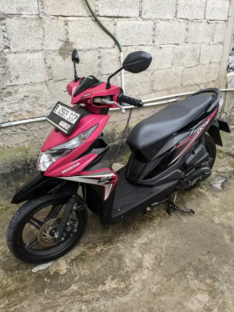 Honda Beat 2018 Km Low Bgt 5rb Type Tertinggi Warna Favorite Magenta