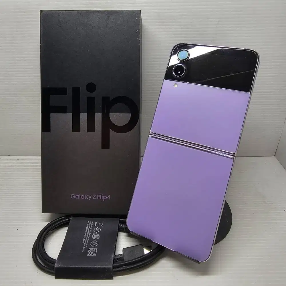 HOT ITEM! SAMSUNG GALAXY Z FLIP 4 5G 8/256 BORA PURPLE FULLSET EX SEIN
