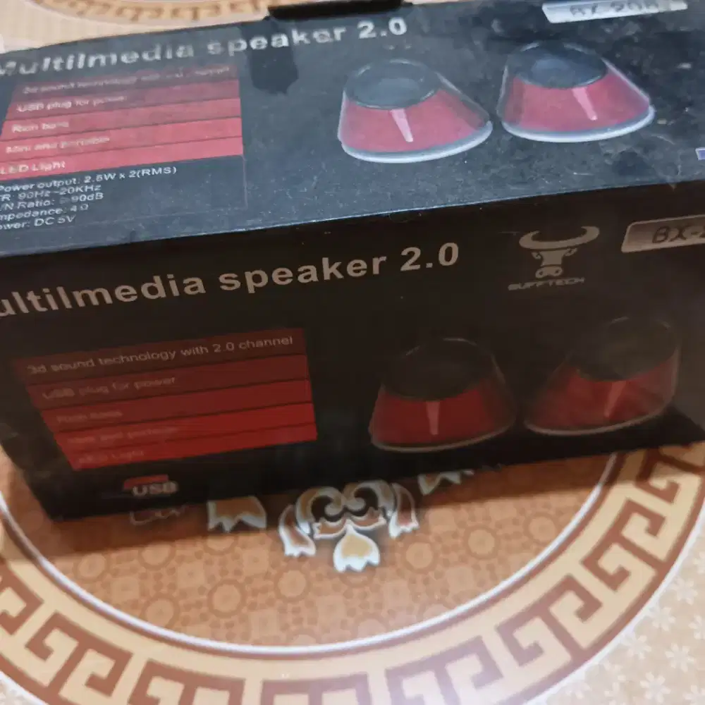 Speaker Stereo Multimedia 2.0 USB (Bekas)