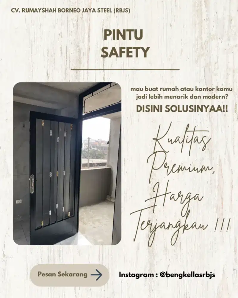 PINTU SAFETY ANTI MALING