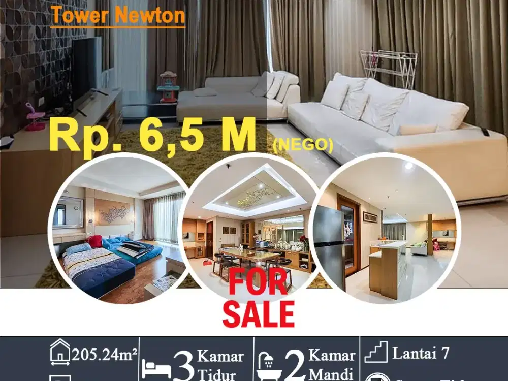 Dijual Condominium Cambridge Tower Newton Uk. 205.24m² - Medan