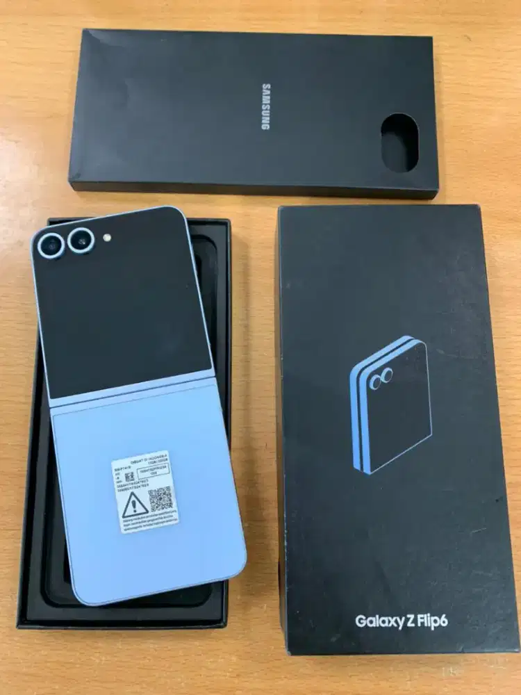 samsung z flip6 12/256gb
lengkap mulus