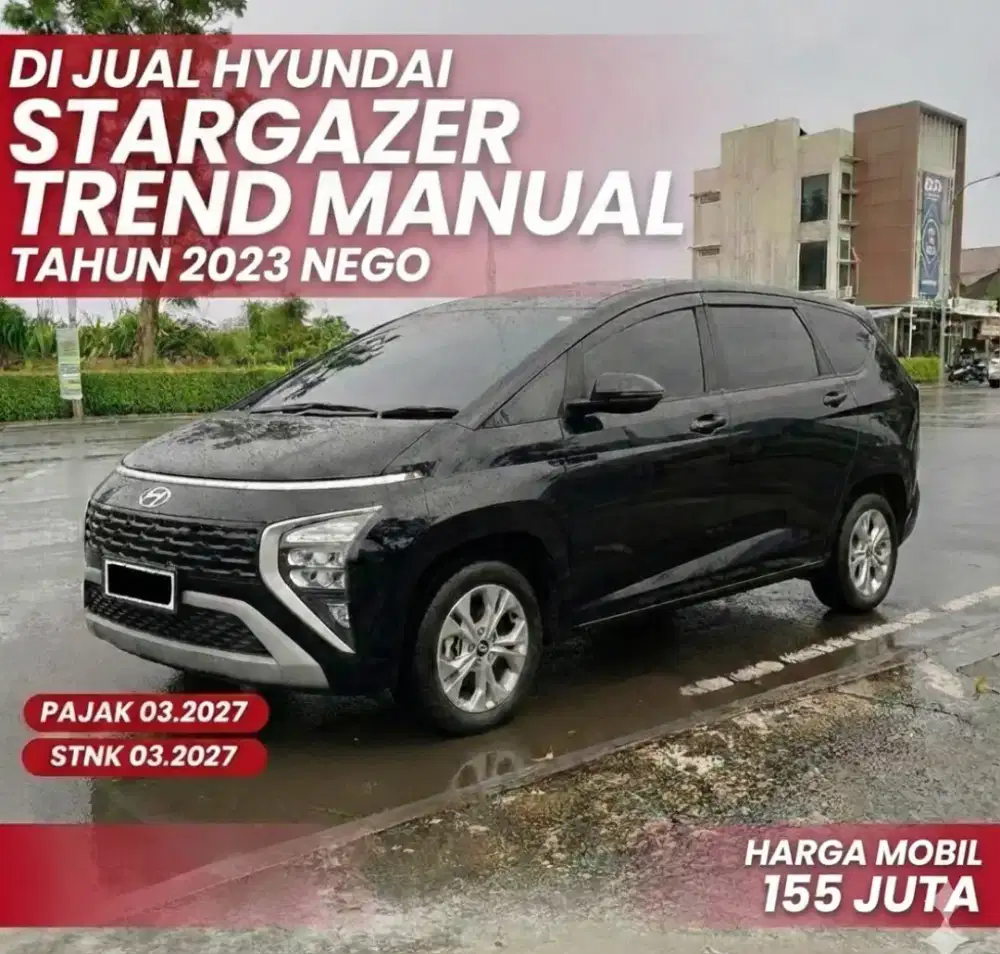 Dijual cepat hyundai stargazer trend pajak panjang