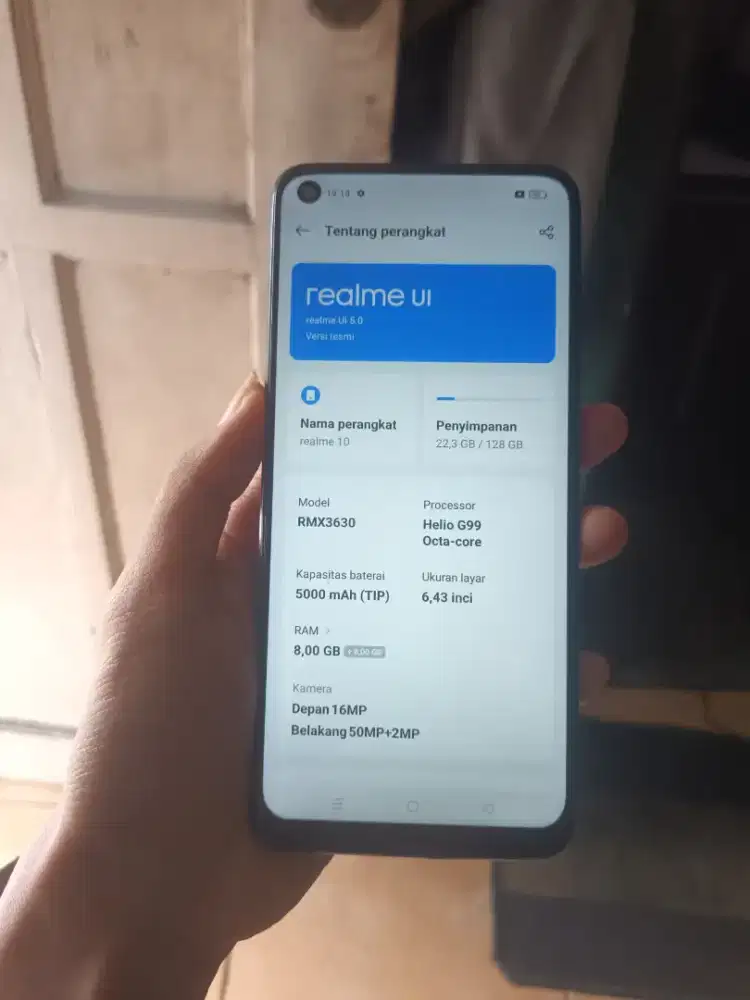 Realme 10 pro 8+8/128 hp casan tipe c