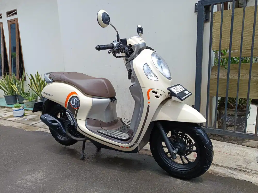 HONDA SCOOPY NEW 2021 lengkap mesin sehat terawat