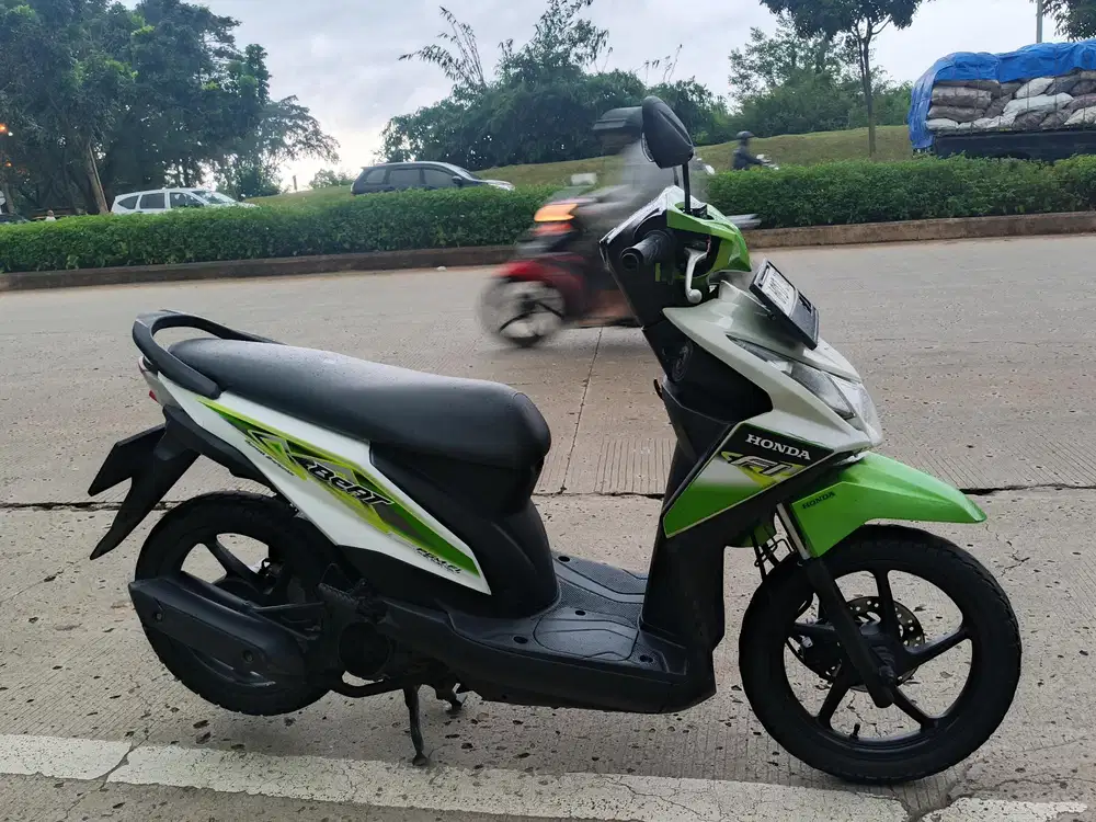 Honda beat Fi 2014 pajak hidup stater tokcer