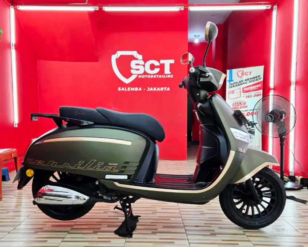 JualCpt 90%LikeNew KM3Rb PjkOkt26 KEEWAY VERSILIA 150 2023 HIJAU