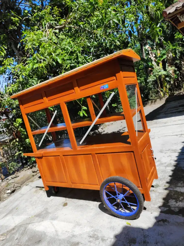 Gerobak Angkringan Bakso Mie Ayam PeceL Bubur Sate Martabak Ronde dlL