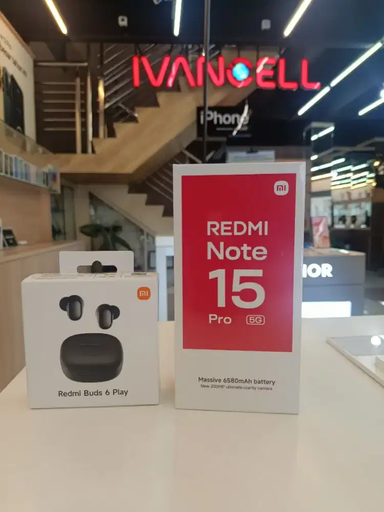 REDMI NOTE 15 PRO 5G PROMO HARGA TERMANIS FREE BUDS 6 PLAY TERBATAS