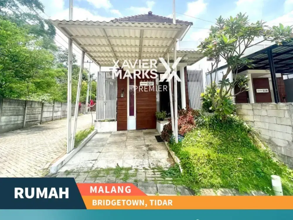 Dijual Rumah Hook Cantik di The Bridgetown Tidar MALANG