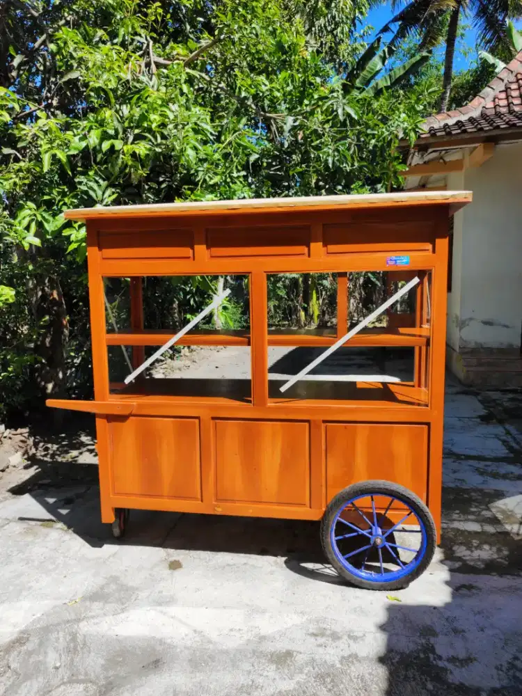 Gerobak Angkringan Bakso Mie Ayam PeceL Bubur Sate Martabak Ronde dlL