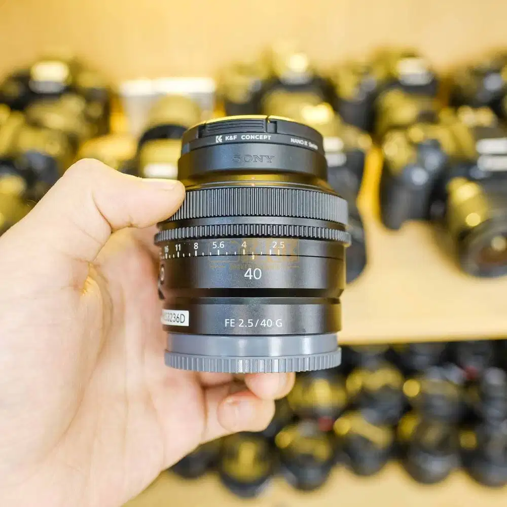 Lensa Sony FE 40mm 2.5 G Fullset Mulus