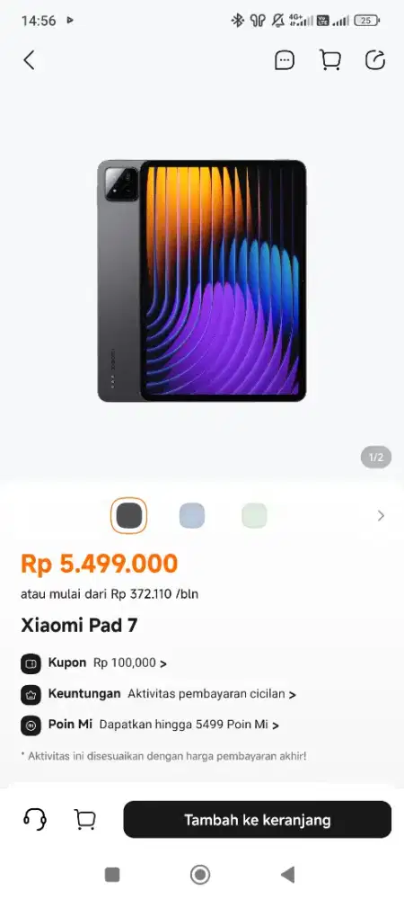 XIOAMI PAD 7 NEW GARANSI RESMI
