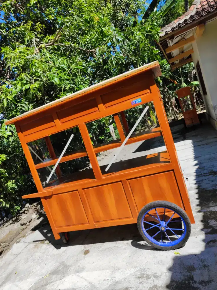 Gerobak Angkringan Bakso Mie Ayam PeceL Bubur Sate Martabak Ronde dlL