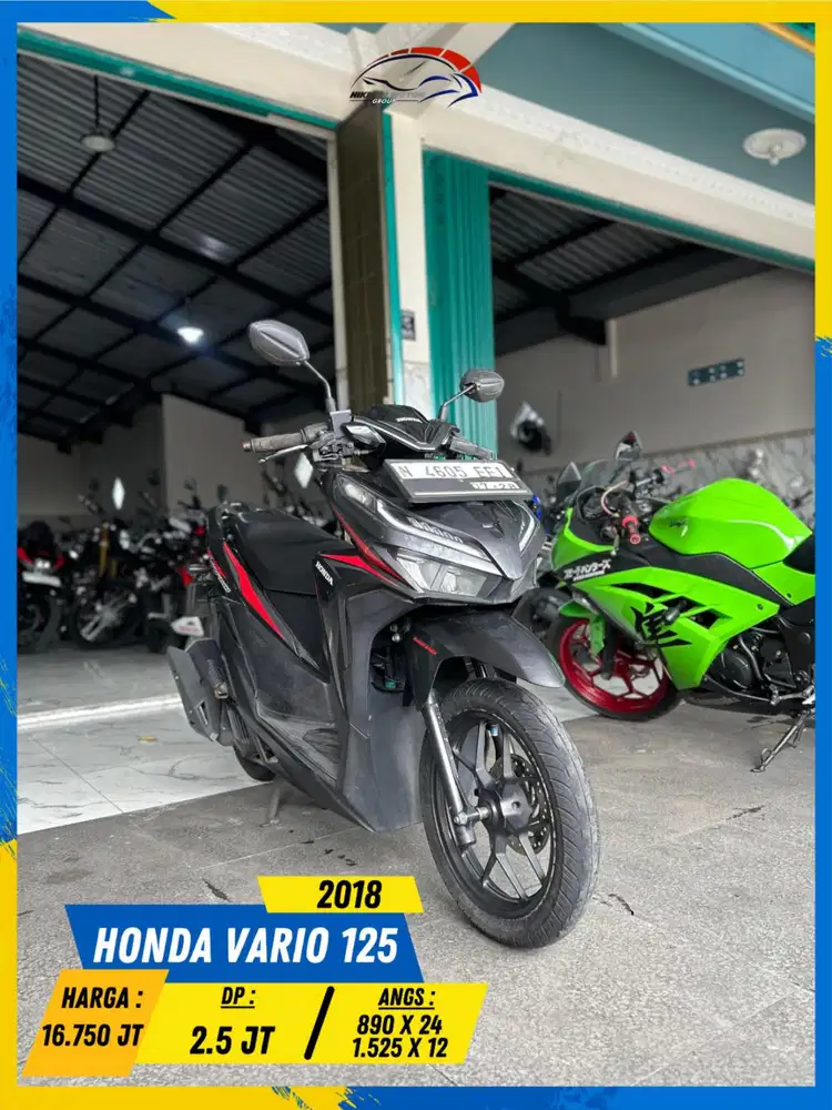HONDA VARIO 125 2018 MURAH CIAMIK MASZEEHH HIKMAH MOTOR KEPUH MALANG