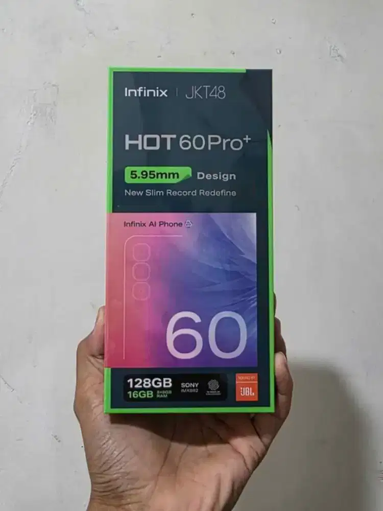 INFINIX HOT 60 PRO PLUS RAM 16GB/128GB | BARANG BARU BERGARANSI RESMI