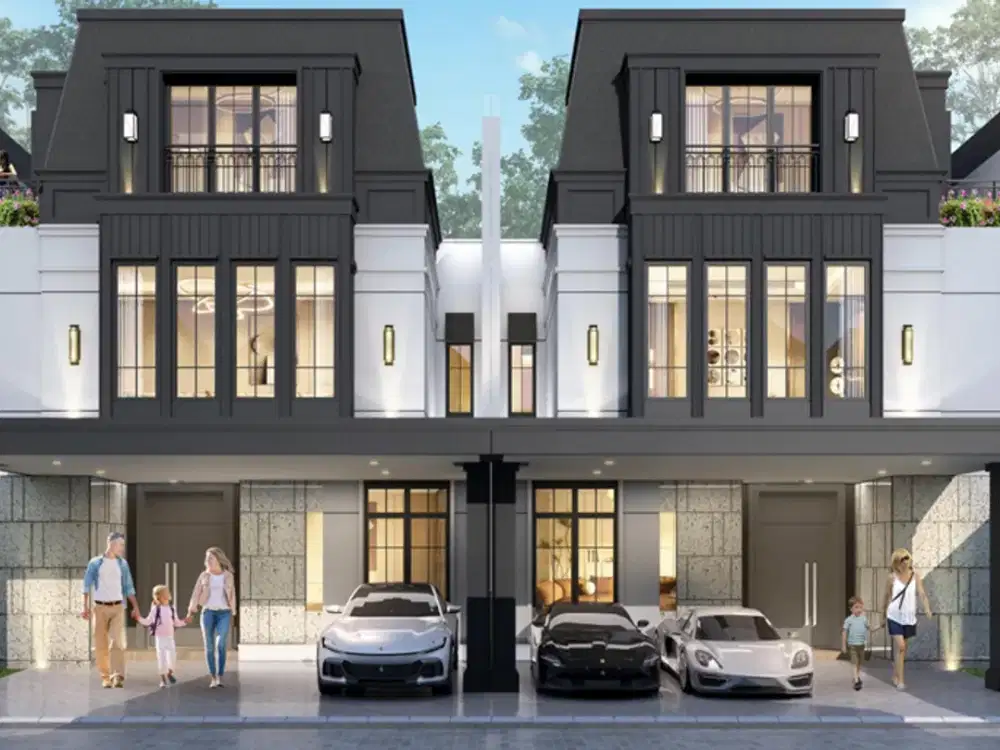 RUMAH LUAS IDEAL GAYA ALA EROPA CLUSTER ALTADENA 3 LANTAI HANYA 3 M-AN!