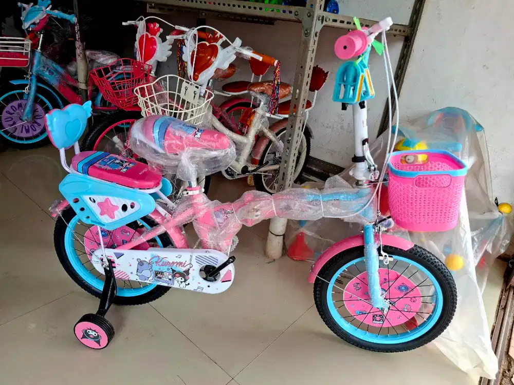 Sepeda Anak Sepeda Lipat 16 Inch KUROMI
