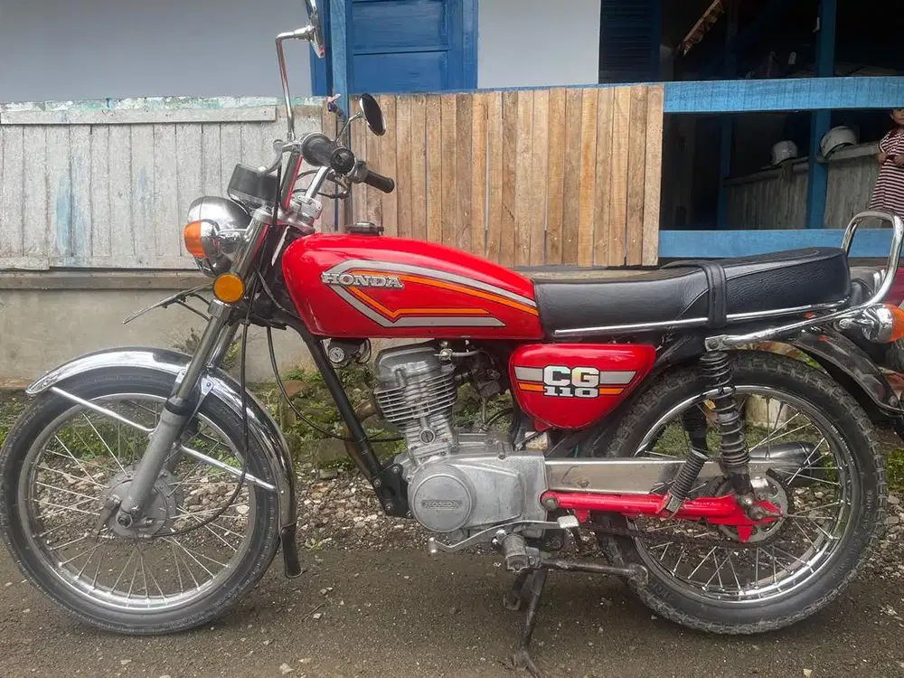Honda CG 110 Jadul Klasik – Mesin Sehat – Surat Lengkap