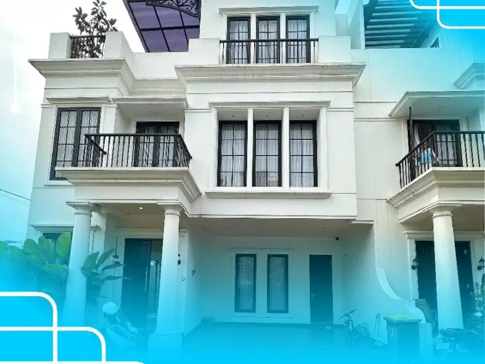 DiJual Rumah [HOOK] MEWAH 3Lt [akses 2 mobil] Dekat Tol Setu Cipayung Jakarta Timur