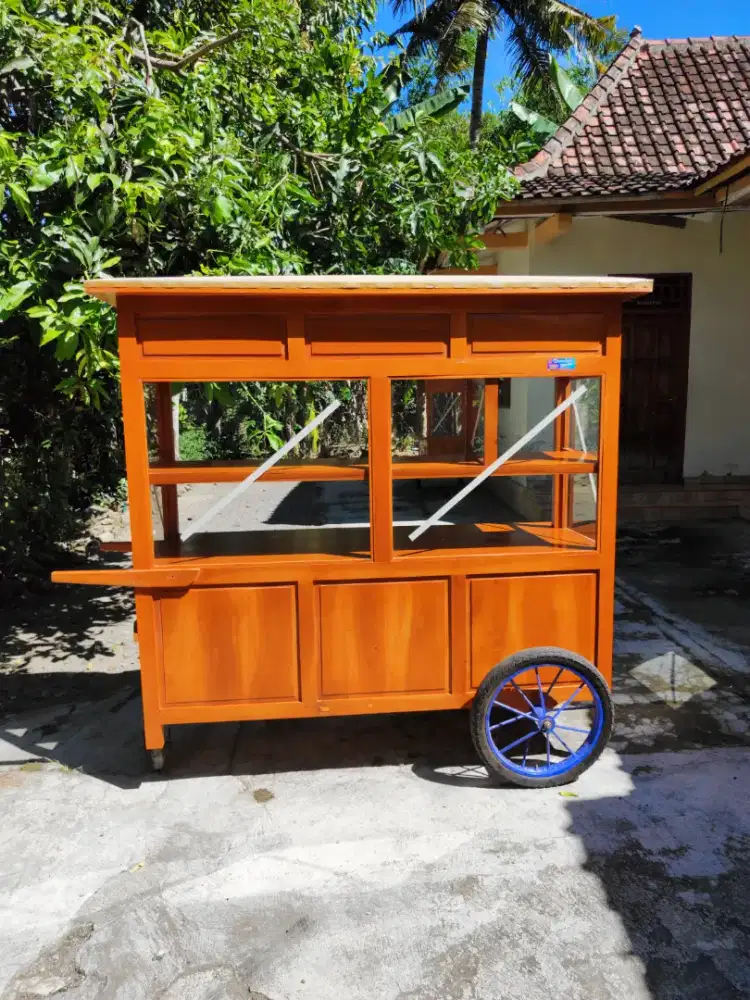 Gerobak Angkringan Bakso Mie Ayam PeceL Bubur Sate Martabak Ronde dlL