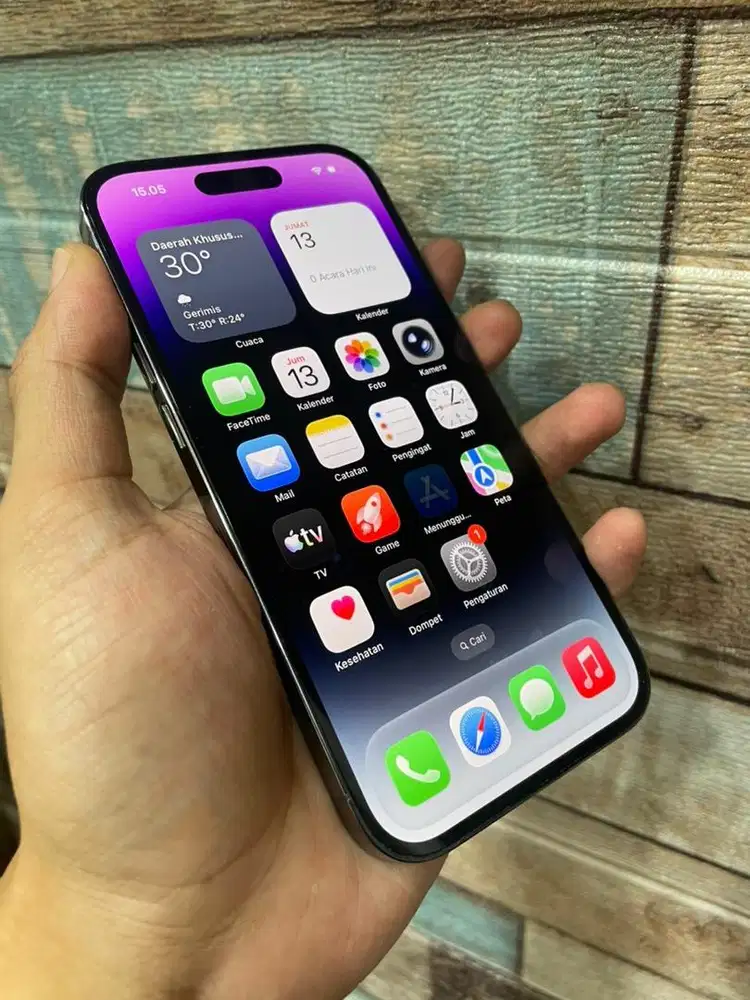 iphone 14 pro 128 purple second ibox mulus like new