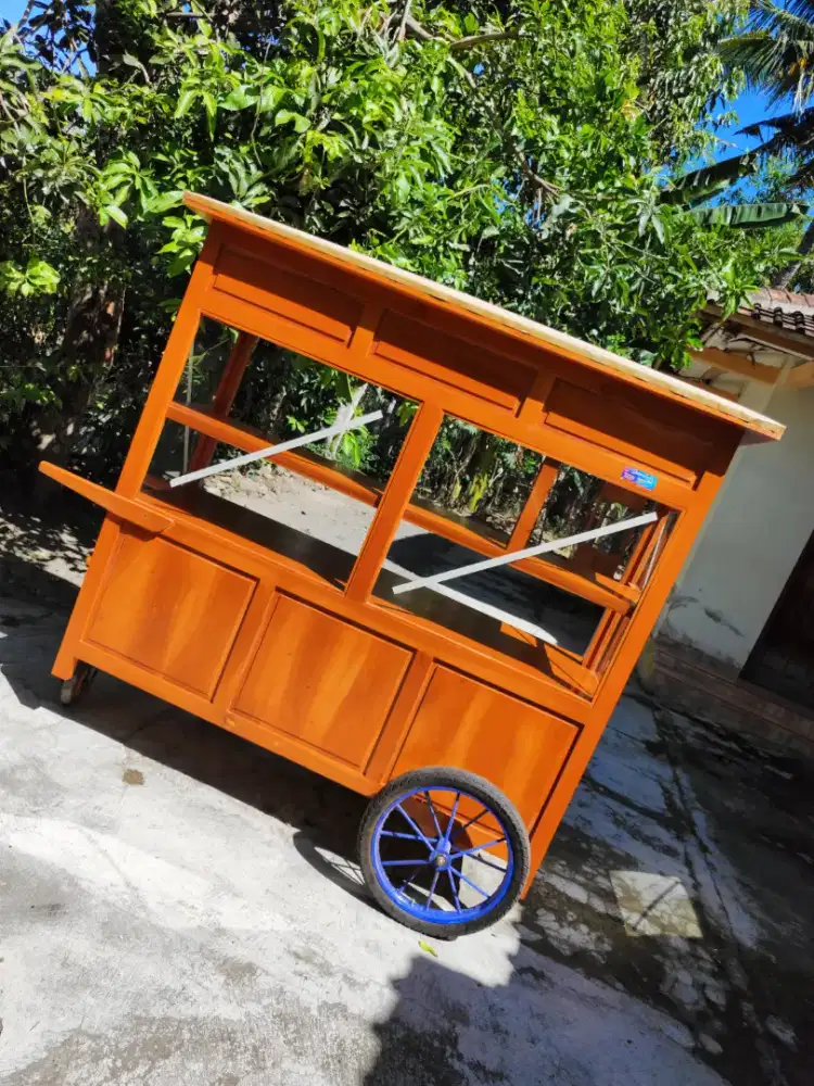 Gerobak Angkringan Bakso Mie Ayam PeceL Bubur Sate Martabak Ronde dlL