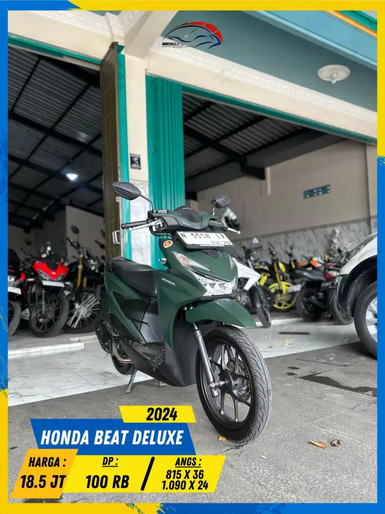 HONDA BEAT DELUXE 2024 MURAH CIAMIK MASZEHH HIKMAH MOTOR KEPUH MALANG