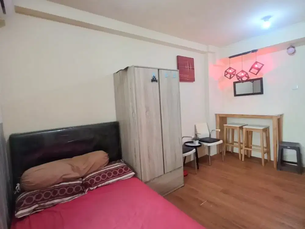 Disewakan Tahunan apartemen STUDIO room fully furnish lt 9