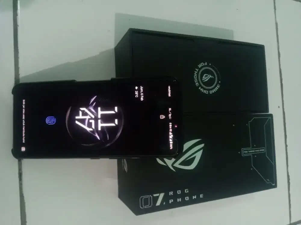 ROG 7 12/256 GB BLACK FULLSET NO MINUS