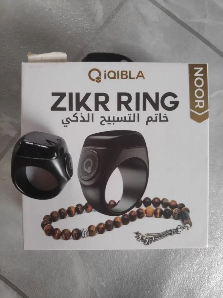 iQibla Zikr Ring NOOR, Cincin Tasbih Viral, Ada Jam, Alarm Shalat