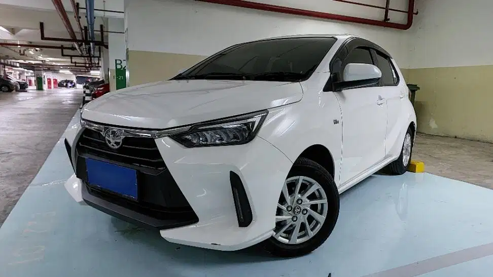 DP MURAH Toyota Agya 1.2 G Bensin-AT 2023 Putih CAKXD