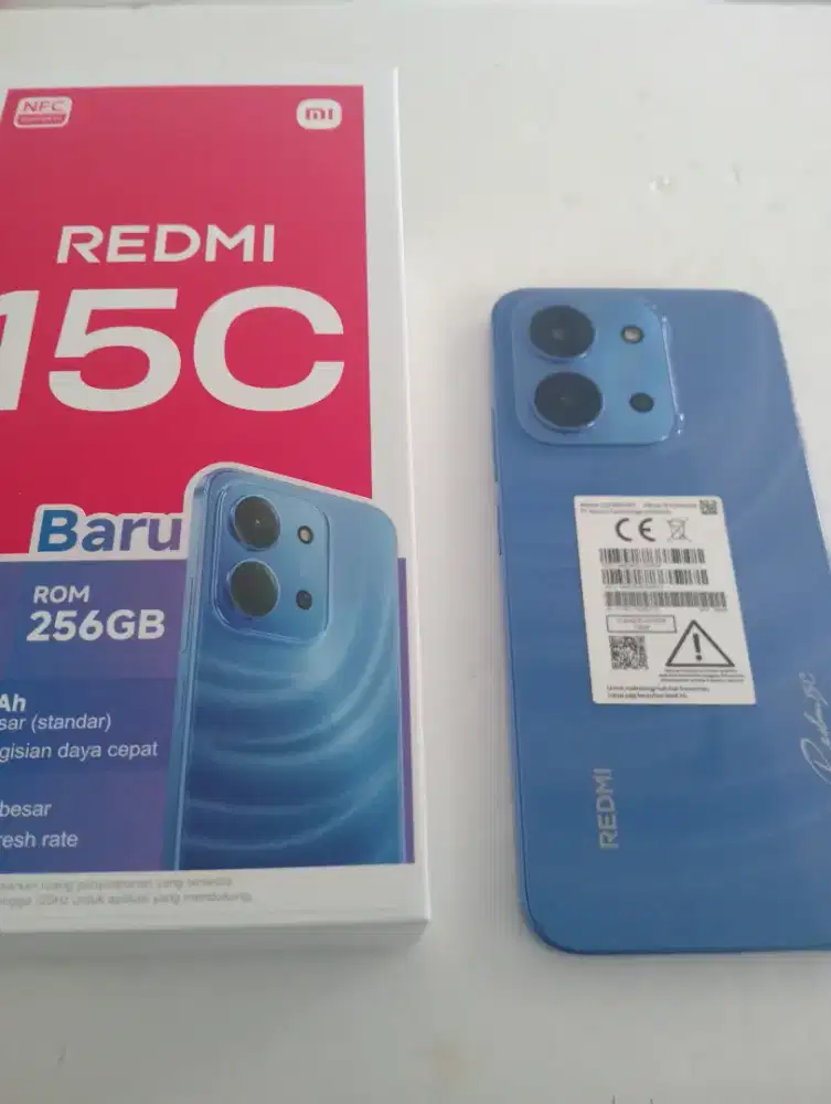 Redmi 15C ram 16gb (8+8) memori 256gb resmi