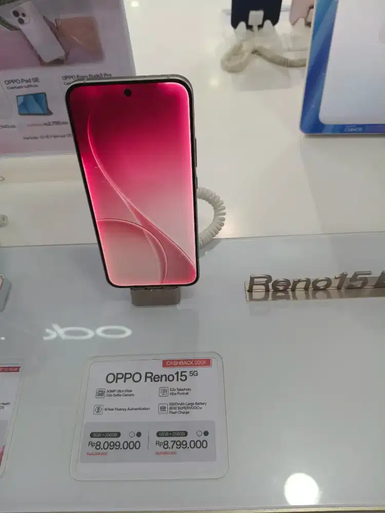 Oppo reno 15 8gb 256gb