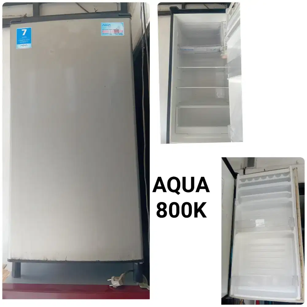 Kulkas AQUA bekas bergaransi