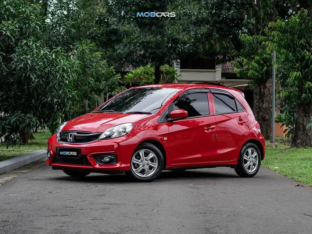 CASH TERMURAH BRIO SATYA 1.2 E CVT 2017 MERAH MOBCARS