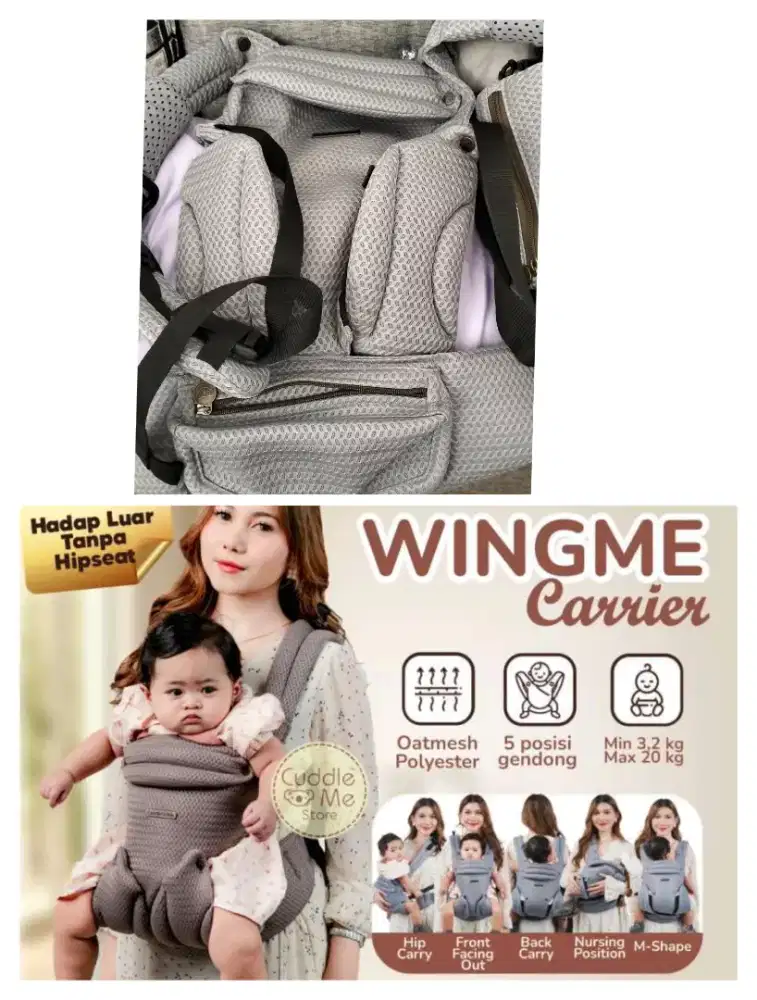 Perlengkapan bayi dari stroller,tas dan gendongan